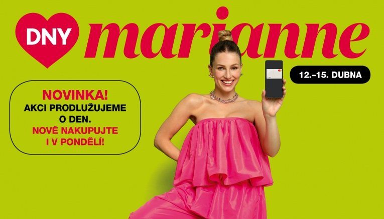 BurdaMedia Extra prodlužuje jarní Dny Marianne o jeden den, startují už 12. dubna